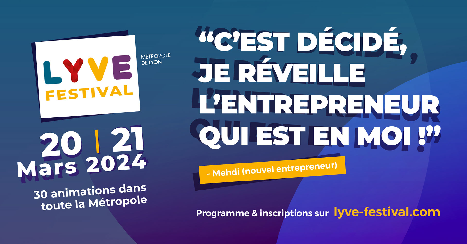 Voir l'événement Festival LYVE 2024 : rencontrez nos expert·es de l’entrepreneuriat
