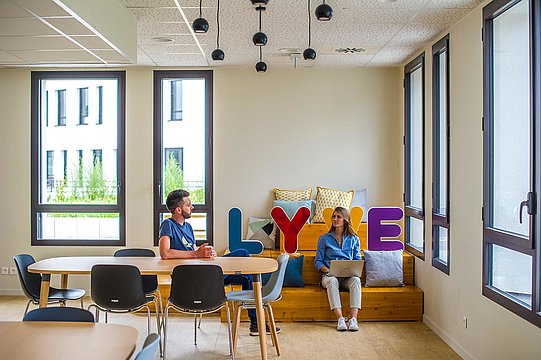 LYVE Lyon Ouest entrepreneur centre: interior view, work space