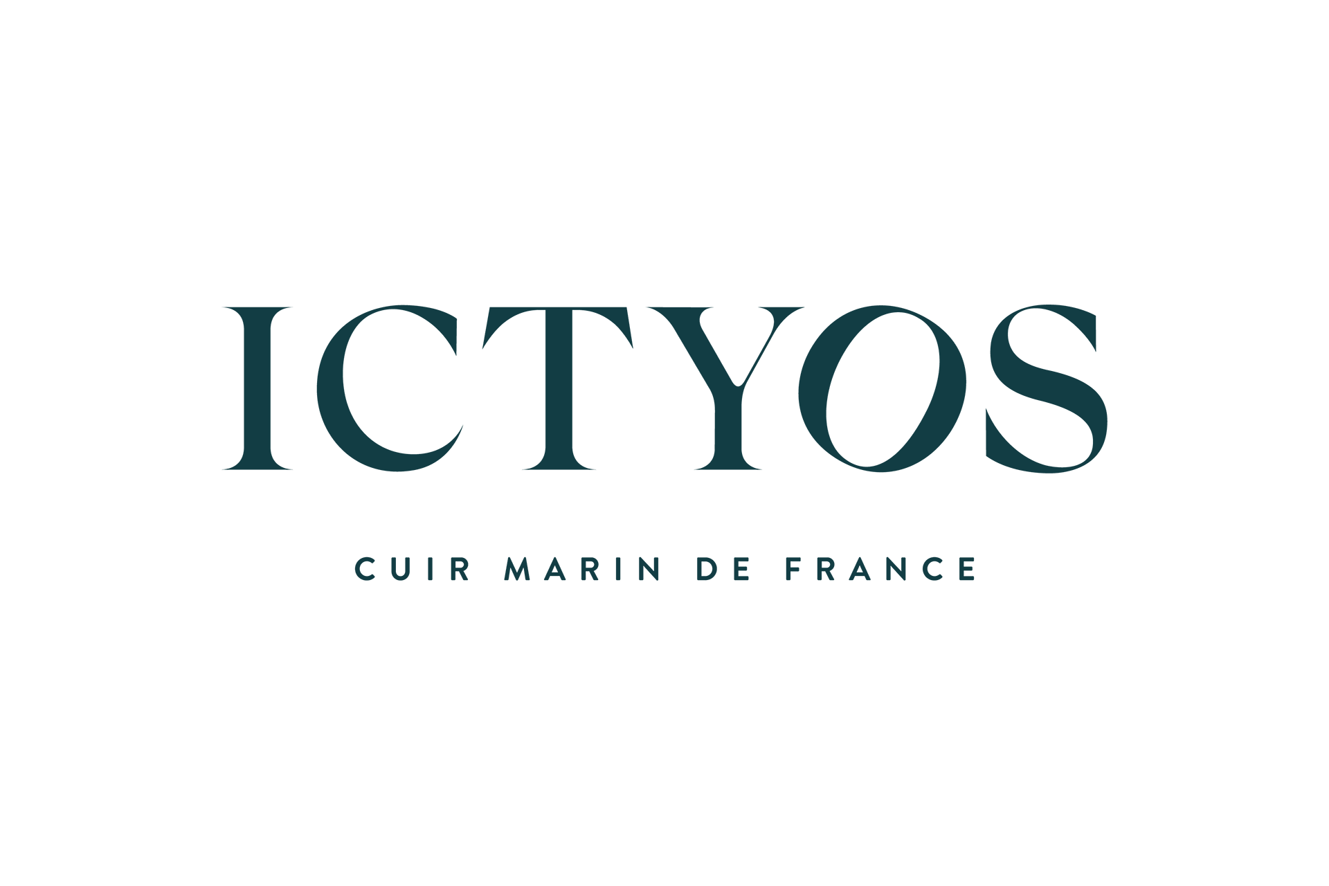 Logo de l’entreprise Ictyos, cuir marin de France